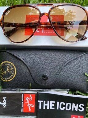 Ray-Ban RB4125 Tortoiseshell Polarized Sunglasses